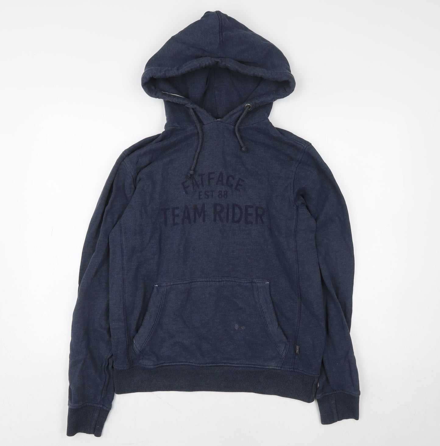 Mens UK Size S Fat Face Blue Pullover Hoodie