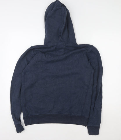 Mens UK Size S Fat Face Blue Pullover Hoodie