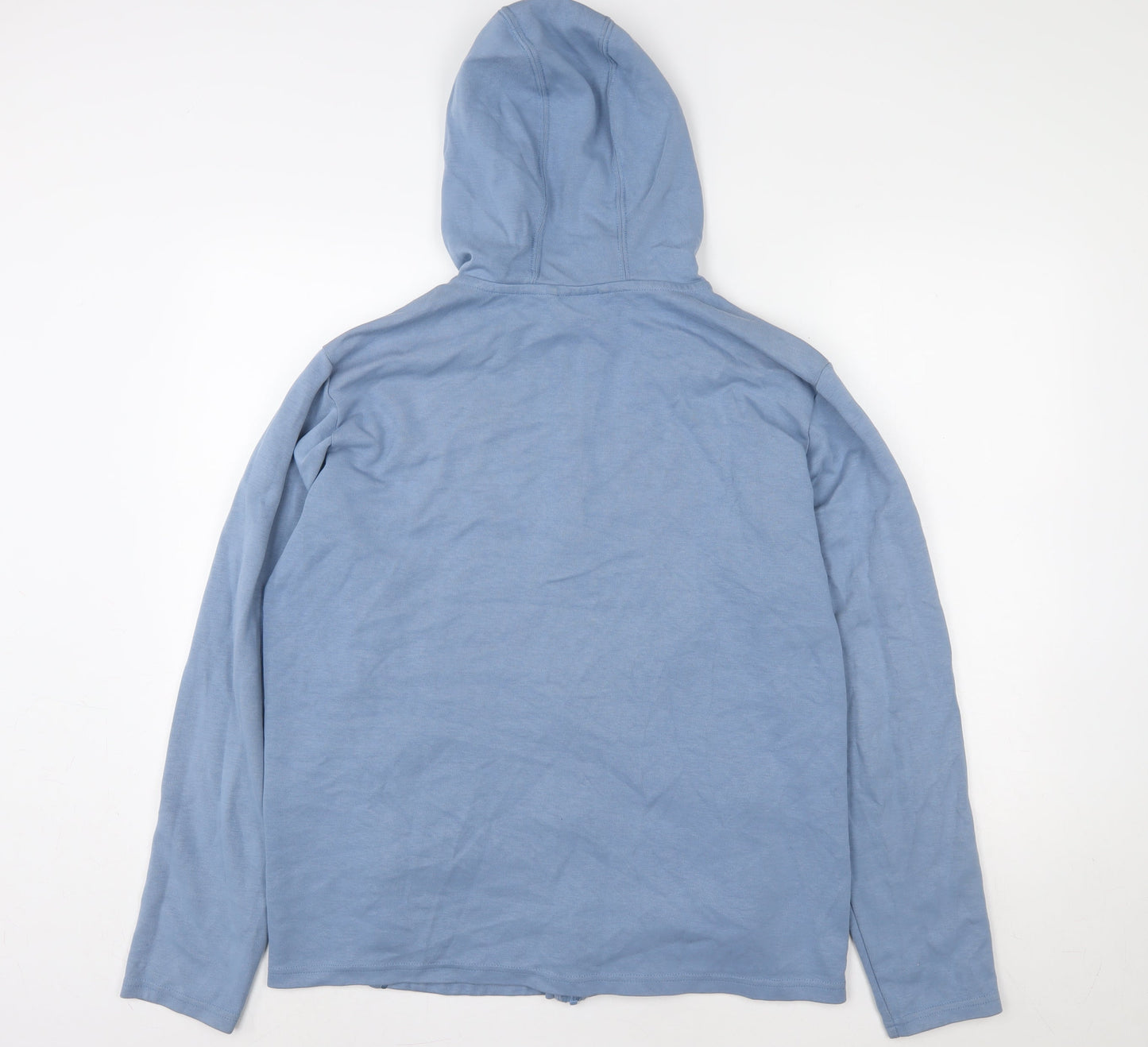 Puma Women Blue Full Zip Hoodie Large Lightweight Sportswear