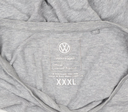Volkswagen Mens Grey 3XL Graphic VW Bus T-Shirt