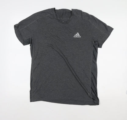 Adidas Men's Grey Aeroready Running T-Shirt Size M