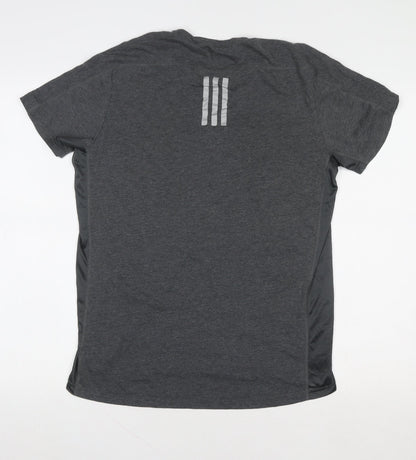 Adidas Men's Grey Aeroready Running T-Shirt Size M