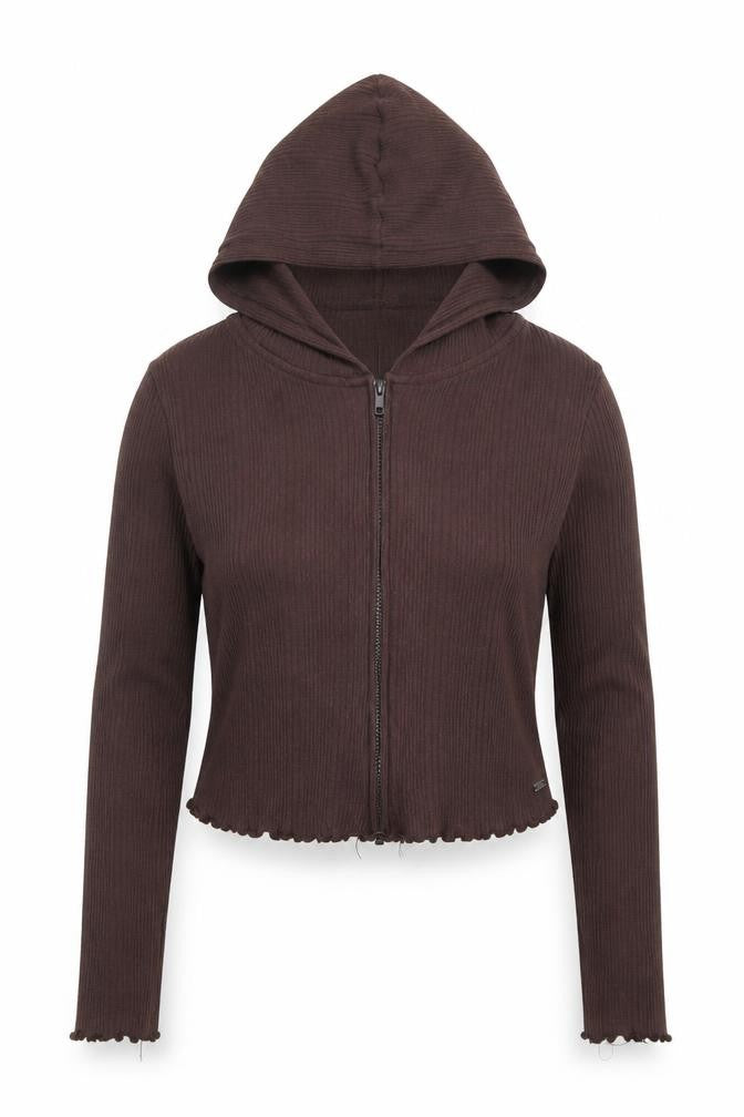 Teens UK Size XL Pull&Bear Brown Full Zip Hoodie