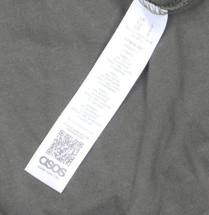 Mens UK Size S ASOS Green Full Zip Sweatshirt