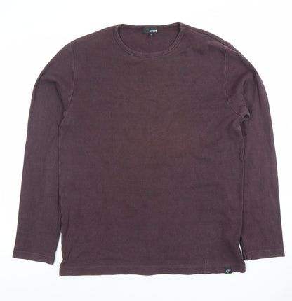 Mens UK Size L Peter Werth Brown Pullover Sweatshirt