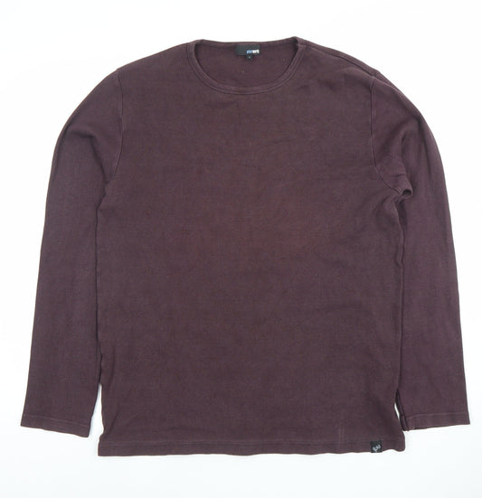 Mens UK Size L Peter Werth Brown Pullover Sweatshirt