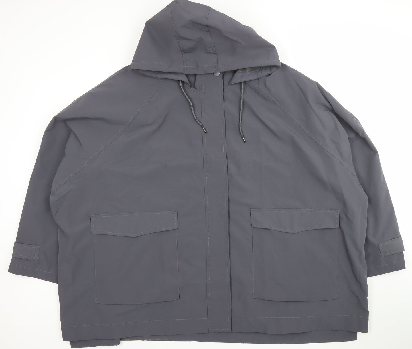 Womens UK Size 16 Yours Grey Rain Coat