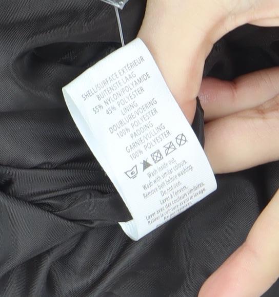 New Look Women Brown Belted Hooded Puffer Jacket Size 12