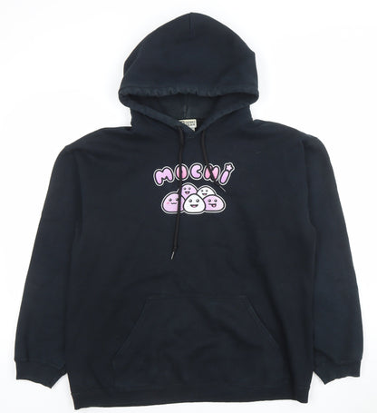 Womens UK Size M Genki Gear Black Pullover Hoodie