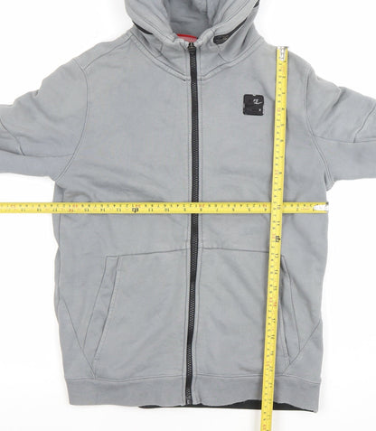 Nike Boys Grey Full Zip Air Max Hoodie XL 13-15 Years Cotton Blend