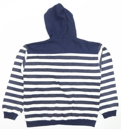 Mens UK Size M Montana Blue Pullover Hoodie