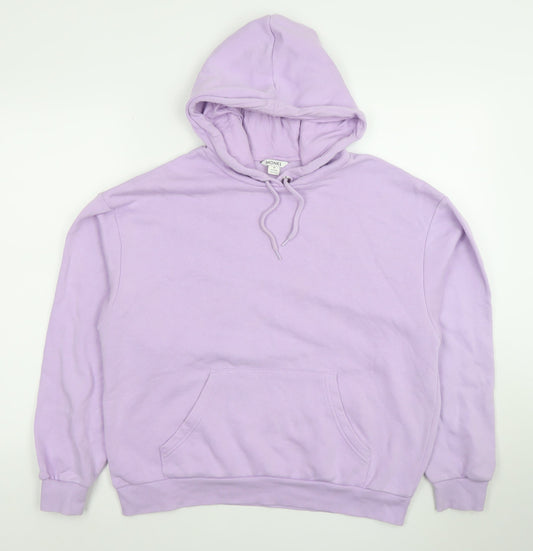 Womens UK Size M Monki Purple Pullover Hoodie