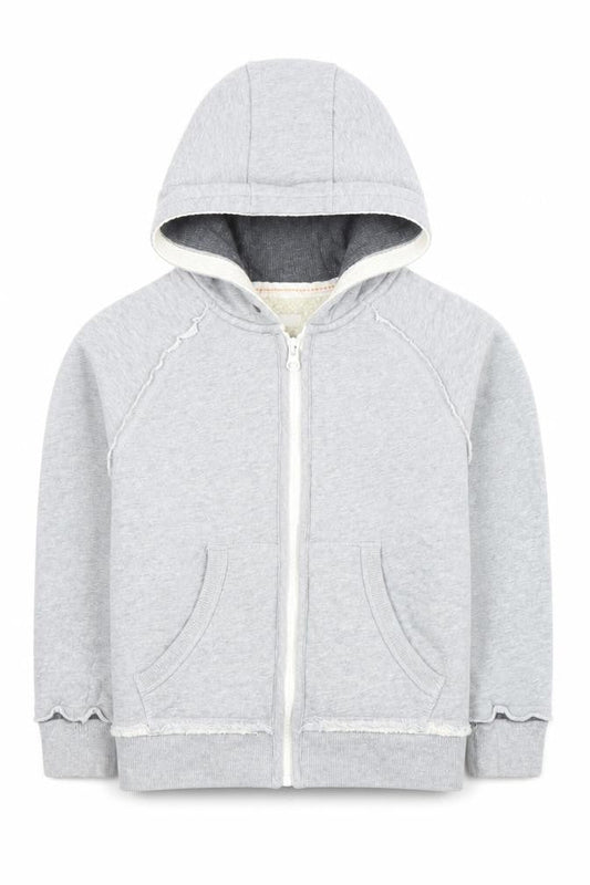 Boys UK Size 5-6 Years Marks and Spencer Grey Full Zip Hoodie