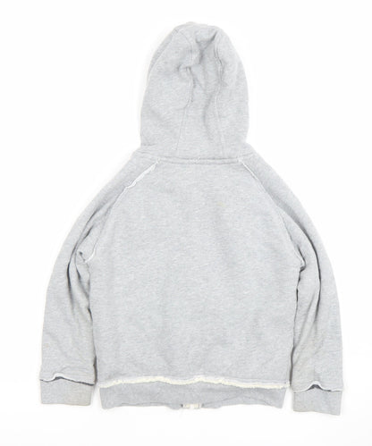 Boys UK Size 5-6 Years Marks and Spencer Grey Full Zip Hoodie