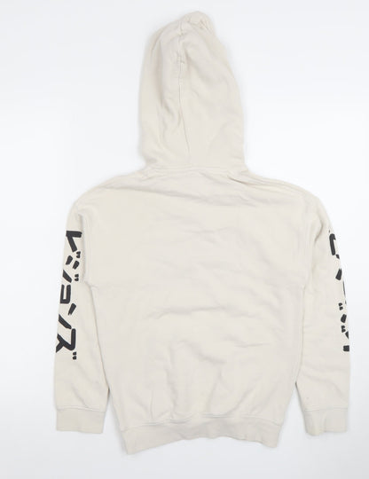 H&M Boys Beige Star Wars Visions Hoodie 8-10 Years Graphic Print Cotton