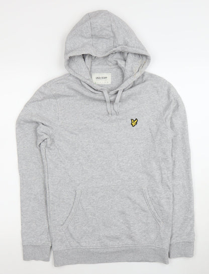 Womens UK Size XS Lyle & Scott Grey Pullover Hoodie