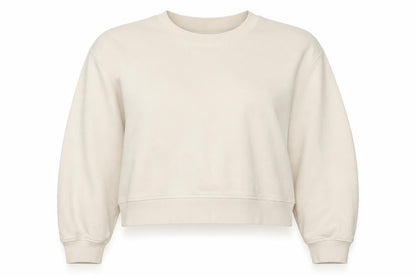 Womens UK Size S Zara Beige Pullover Sweatshirt