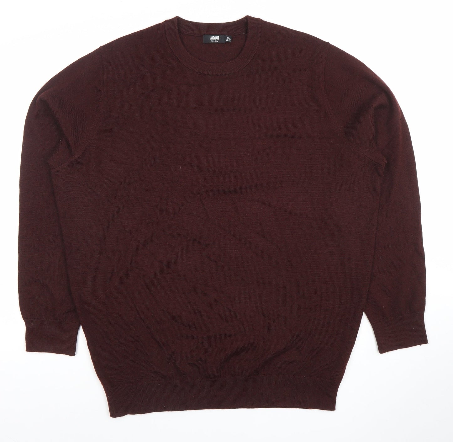Jacamo Men's Brown XL Crew Neck Pullover Jumper