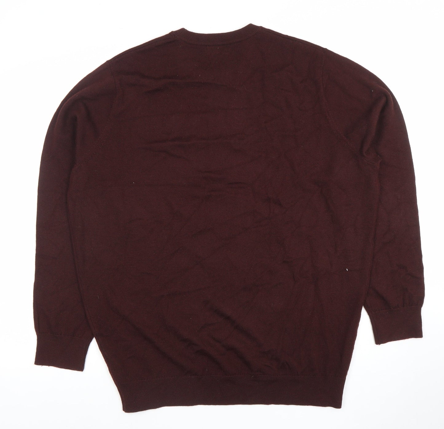 Jacamo Men's Brown XL Crew Neck Pullover Jumper