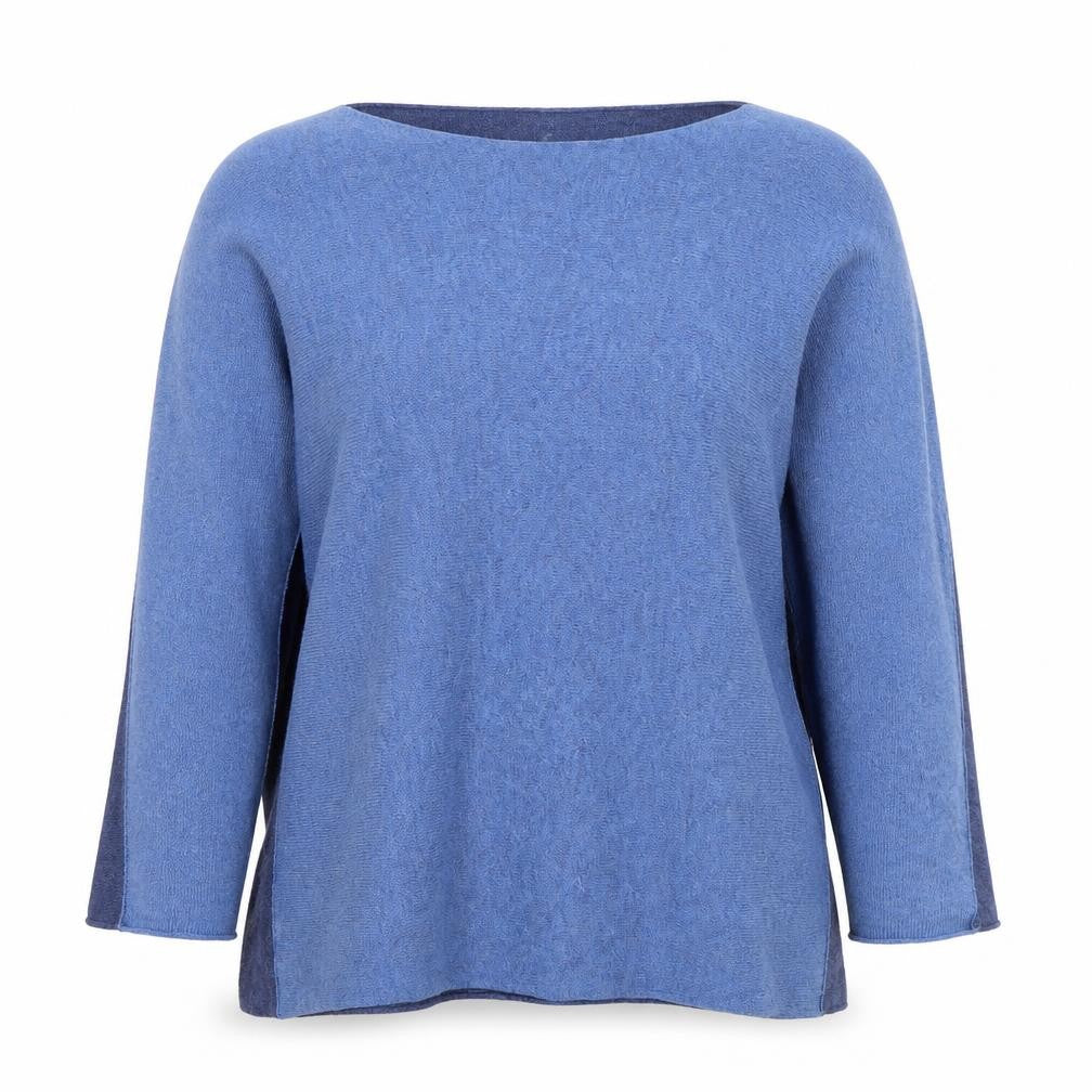 Womens UK Size M Collezione Gaia Blue Pullover Jumper