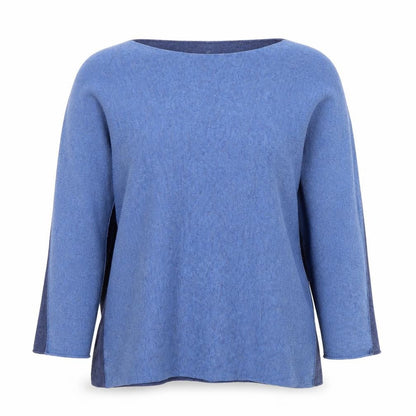 Womens UK Size M Collezione Gaia Blue Pullover Jumper
