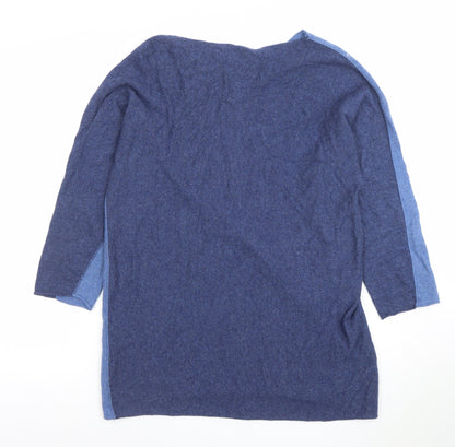 Womens UK Size M Collezione Gaia Blue Pullover Jumper