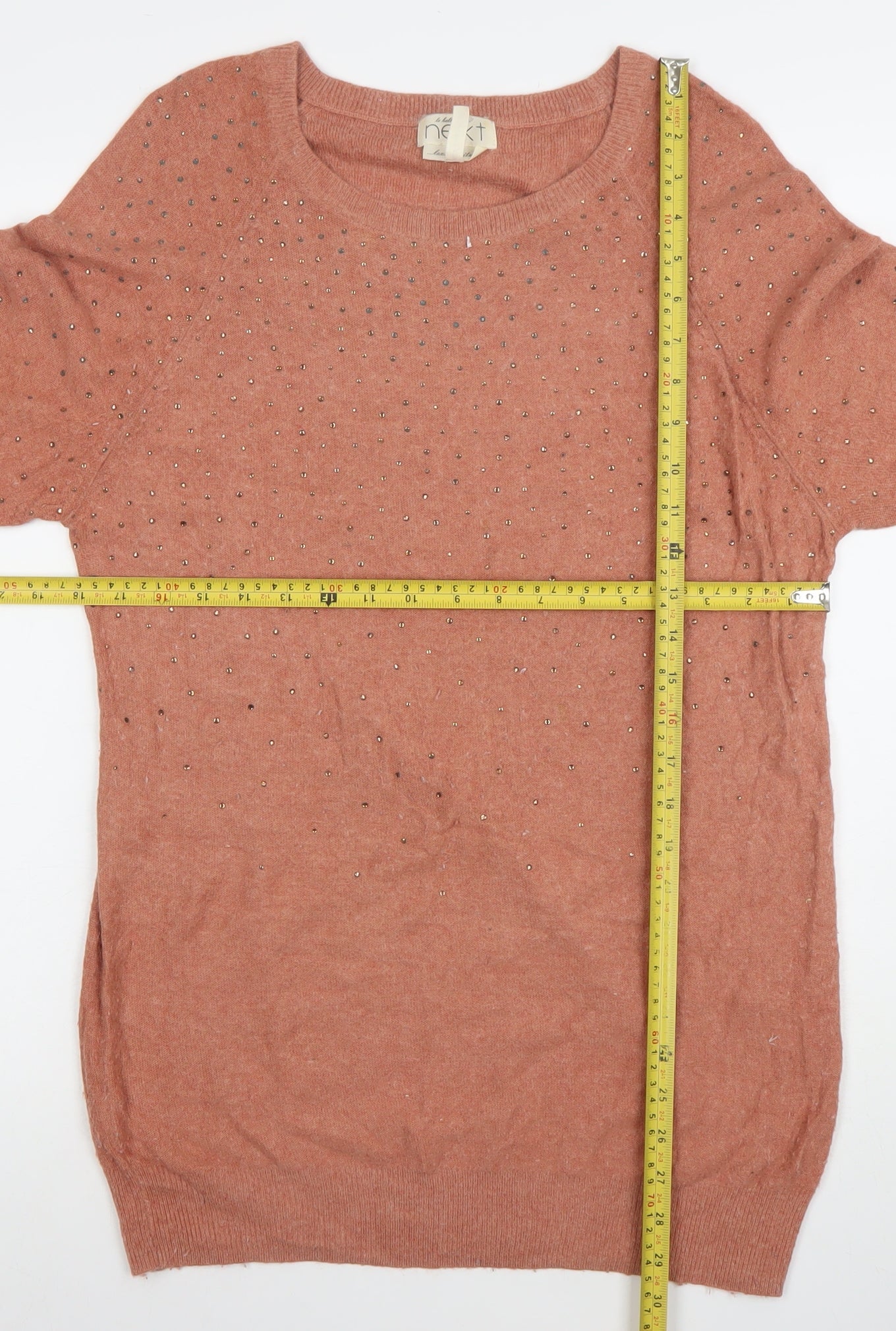 Womens UK Size 10 NEXT Brown Pullover Jumper