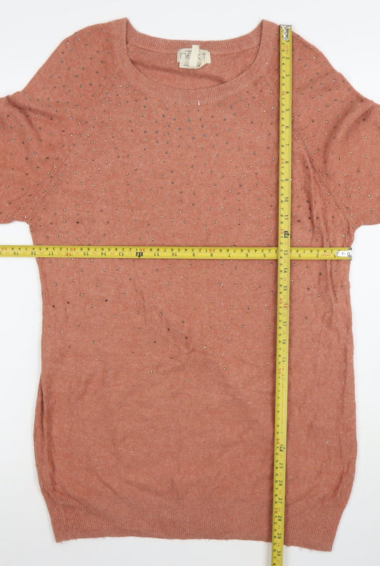 Womens UK Size 10 NEXT Brown Pullover Jumper