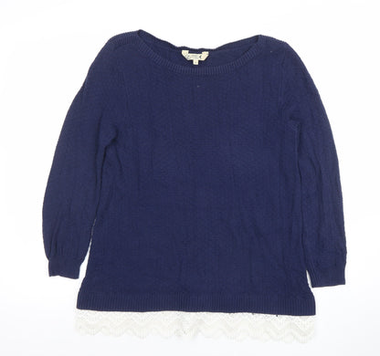 Womens UK Size 12 Esprit Blue Pullover Jumper