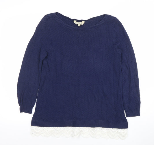 Womens UK Size 12 Esprit Blue Pullover Jumper