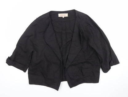 Womens UK Size 14 HACHE Black Basic Jacket