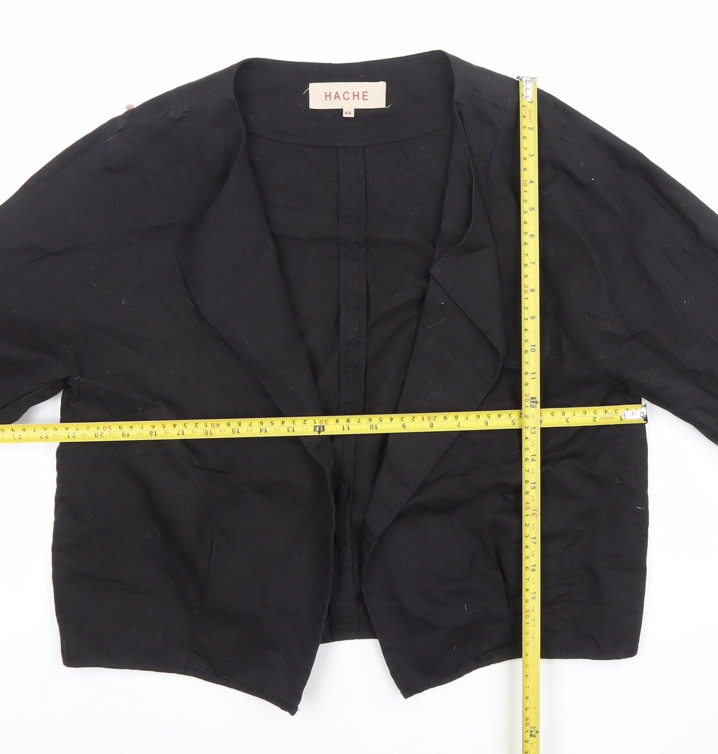Womens UK Size 14 HACHE Black Basic Jacket