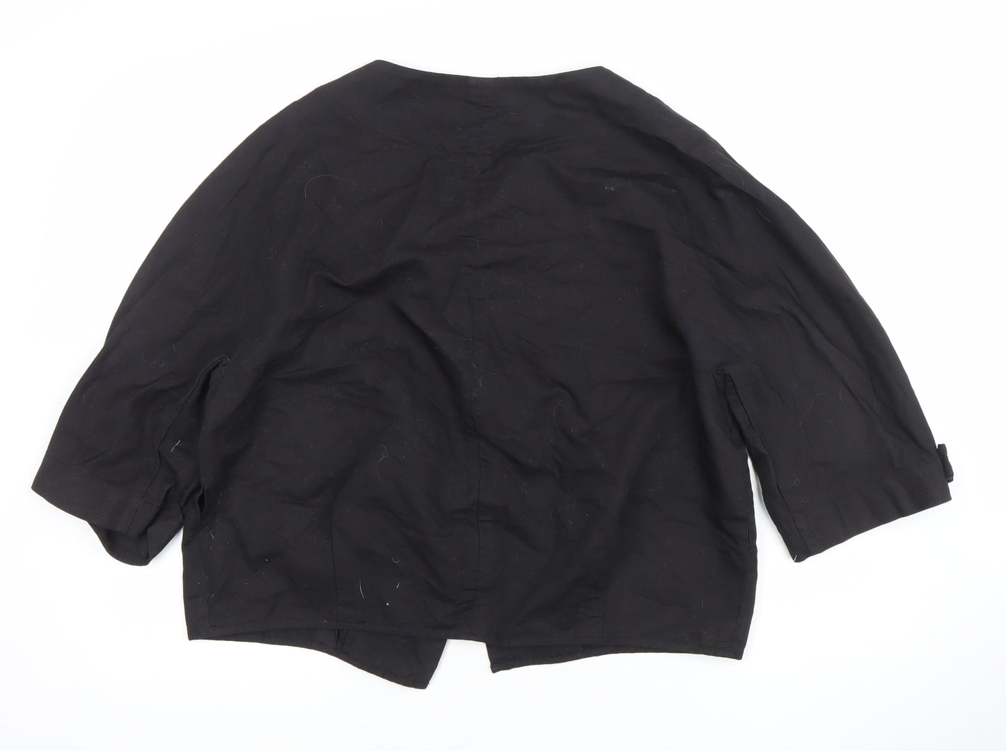 Womens UK Size 14 HACHE Black Basic Jacket