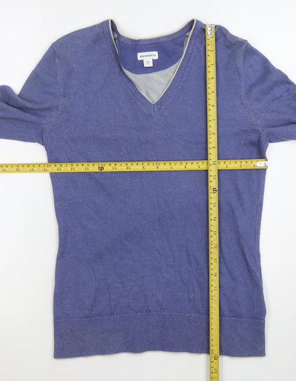 Womens UK Size S Ashworth Blue Pullover Jumper