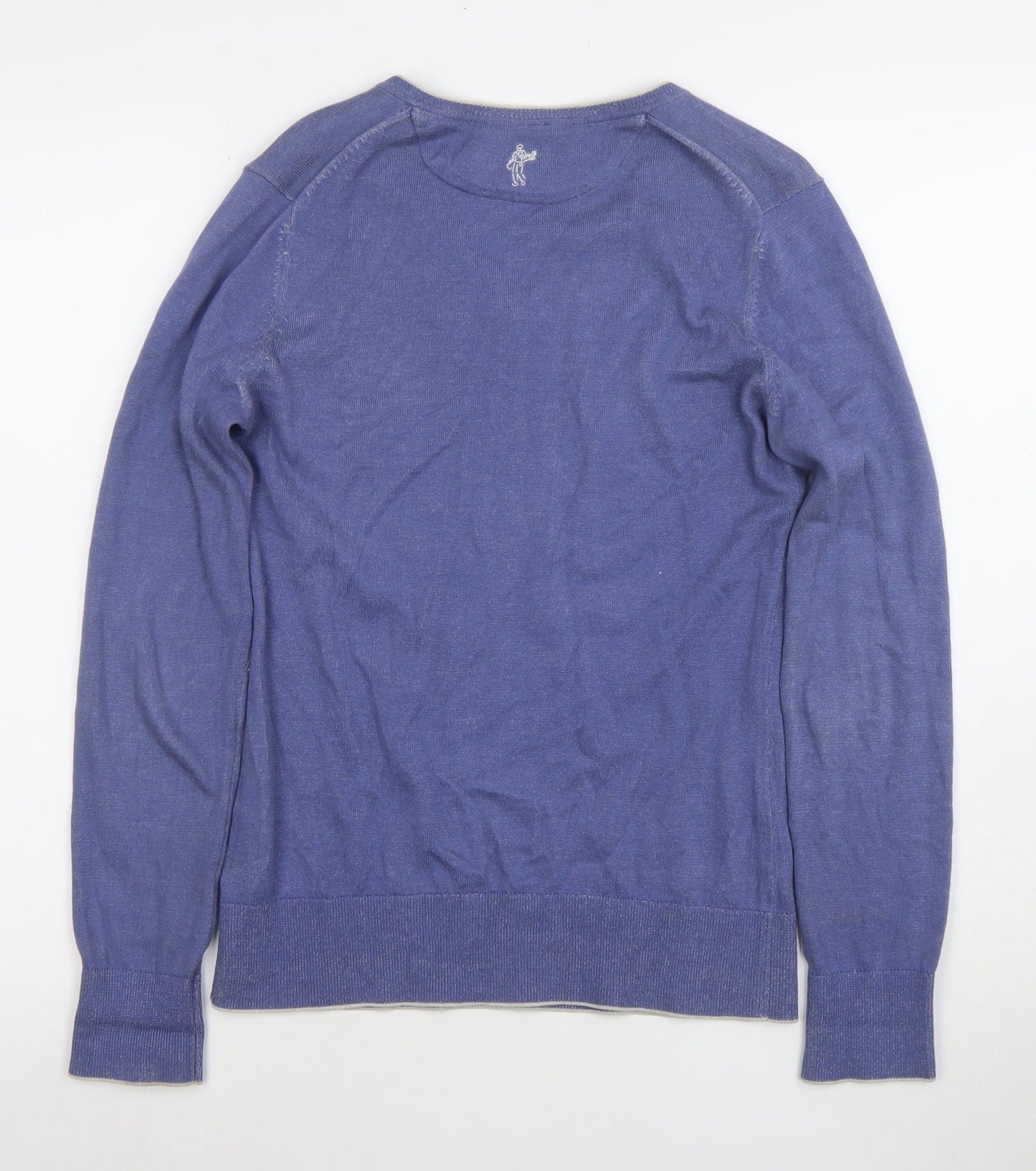 Womens UK Size S Ashworth Blue Pullover Jumper