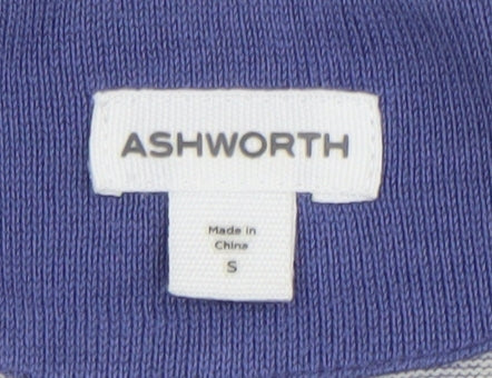 Womens UK Size S Ashworth Blue Pullover Jumper