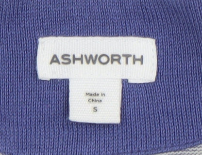 Womens UK Size S Ashworth Blue Pullover Jumper