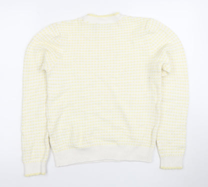 Crew Clothing Women’s Ivory Size 10 Cotton Wool Knit Jumper