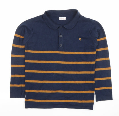 Boys UK Size 11-12 Years FatFace Blue Henley Jumper
