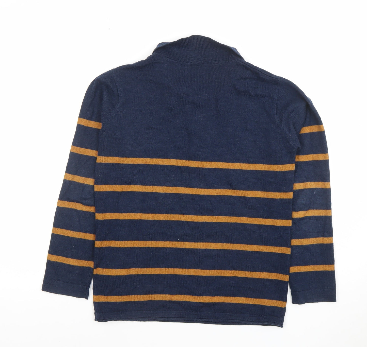 Boys UK Size 11-12 Years FatFace Blue Henley Jumper