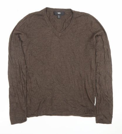 Womens UK Size S Moschino Brown Pullover Jumper