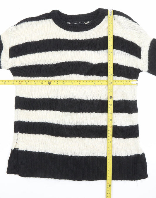 Womens UK Size S New Look Multicoloured Pullover Jumper