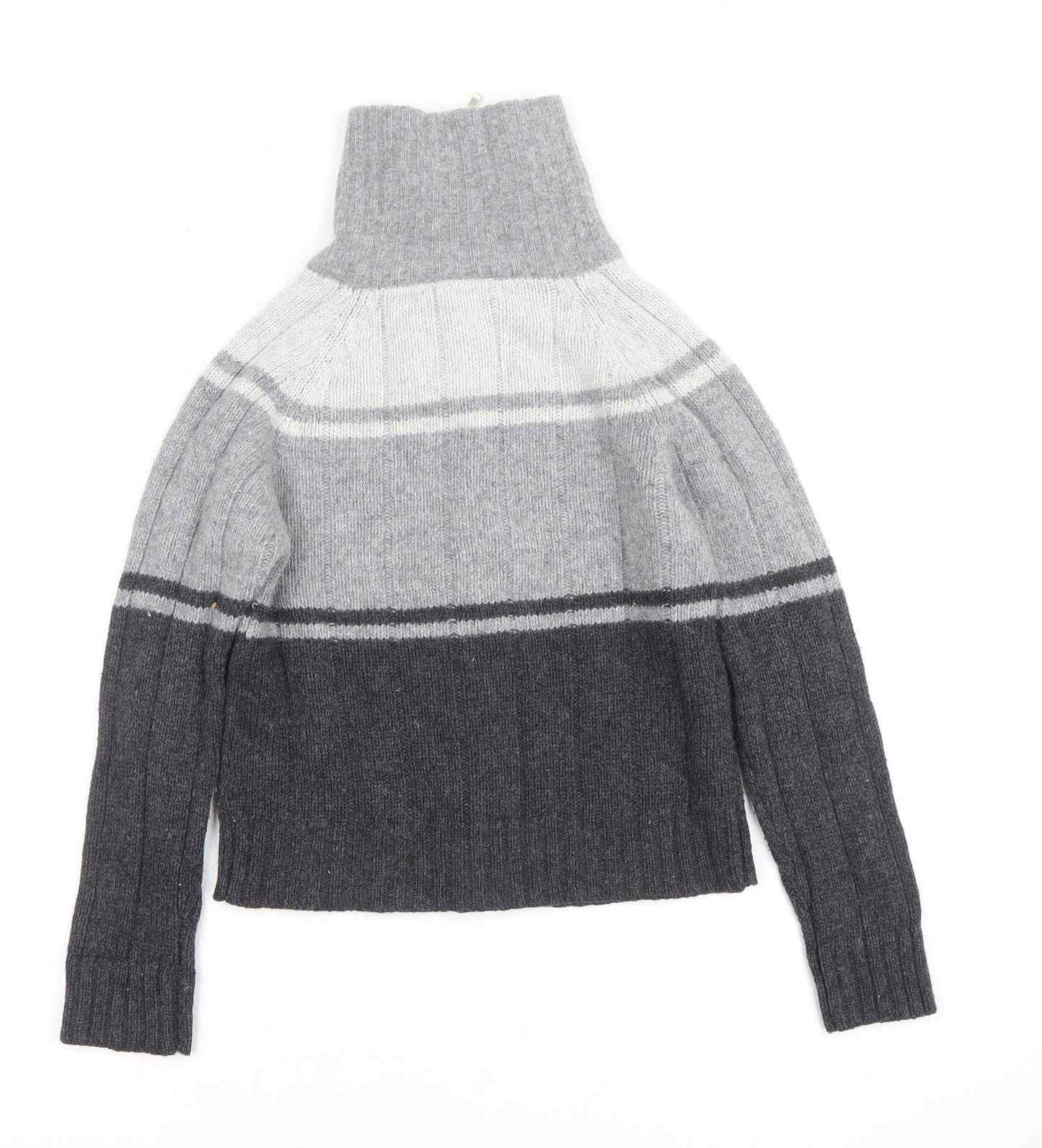 Boys UK Size 6 Years Chevignon Grey Full Zip Jumper