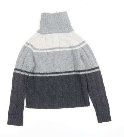Boys UK Size 6 Years Chevignon Grey Full Zip Jumper