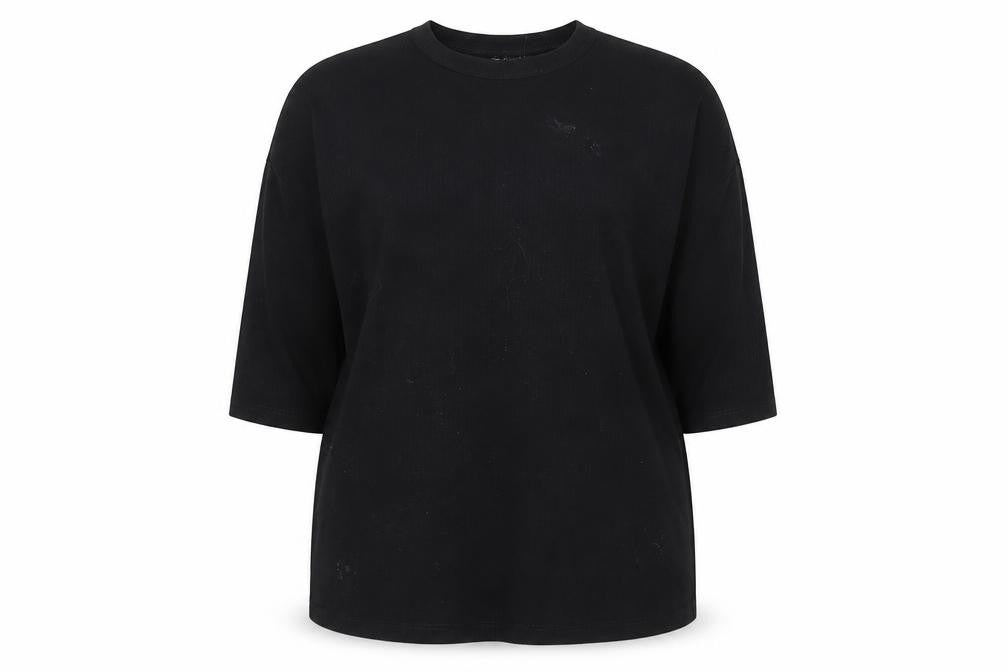 Womens UK Size 16 ASOS Black Basic T-Shirt