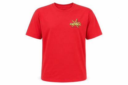 Mens UK Size L Manga Red  T-Shirt