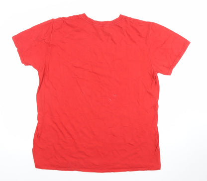 The Anfield Wrap Men's Red 'Just Won It' Graphic T-Shirt Size L