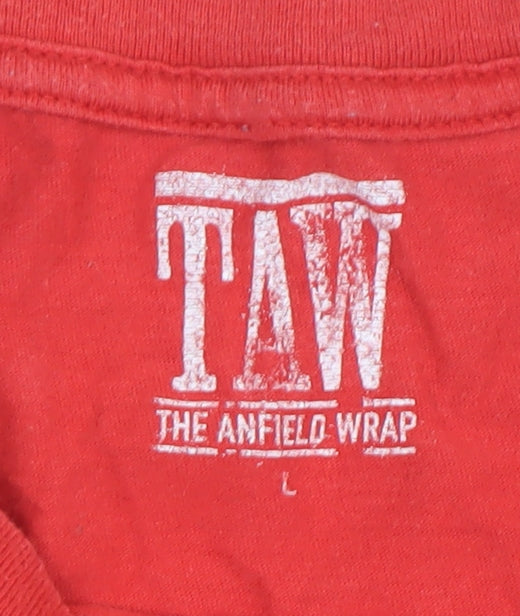 The Anfield Wrap Men's Red 'Just Won It' Graphic T-Shirt Size L