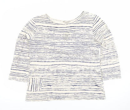 Womens UK Size 12 KEW White Basic T-Shirt