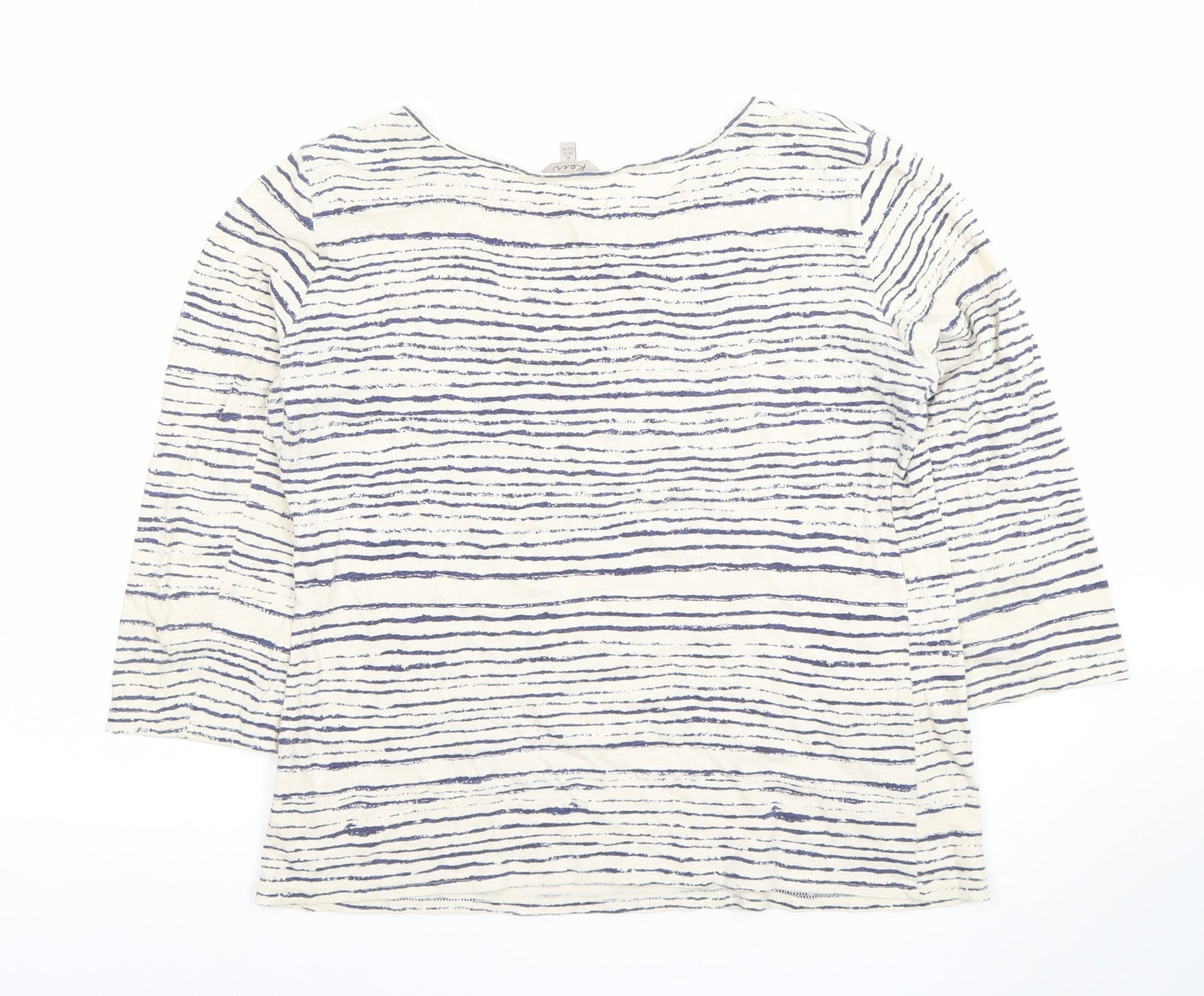 Womens UK Size 12 KEW White Basic T-Shirt